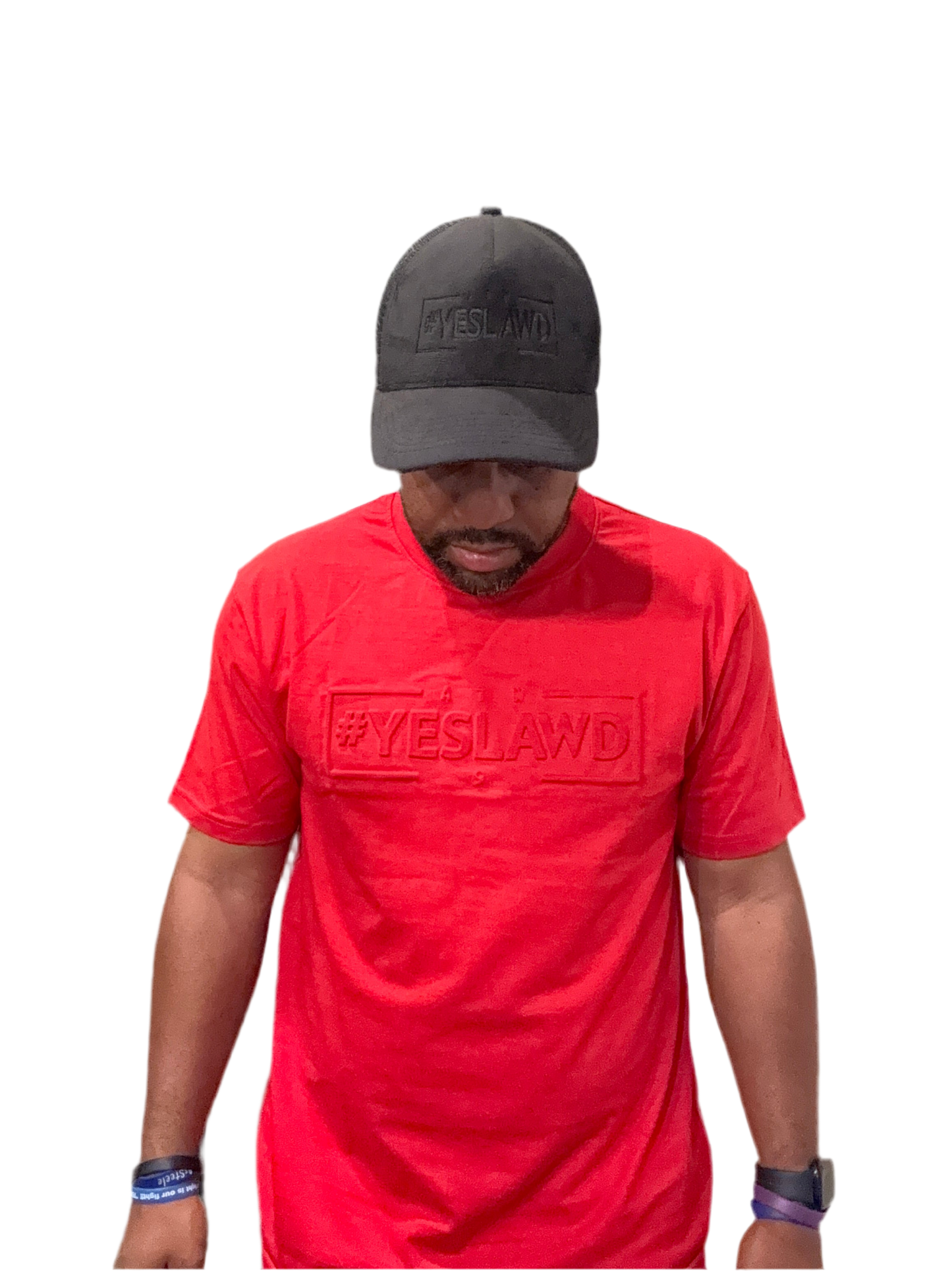 Embossed Tee-Red