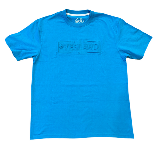 Embossed Tee-Teal
