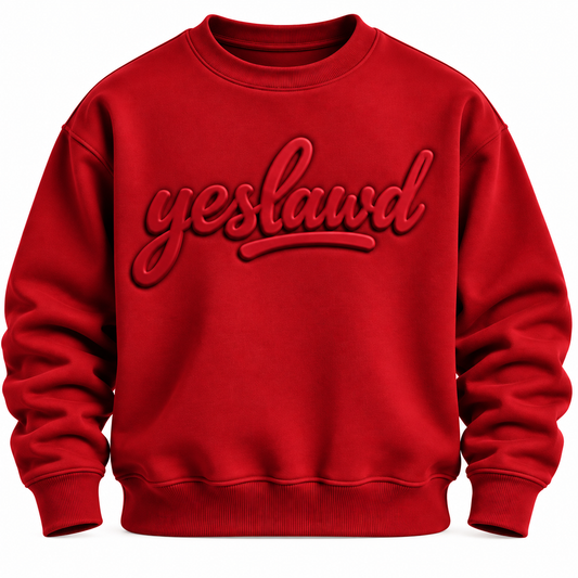 Elevated Crewneck-Red (Pre-order)