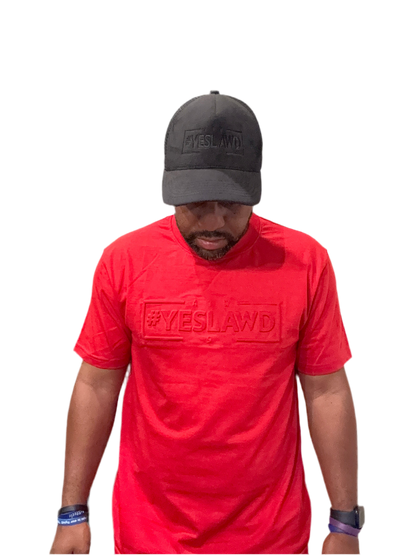 Embossed Tee-Red
